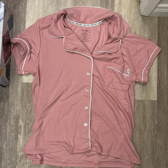 Pink Bridesmaid Pajama Set - Picture 2 of 4